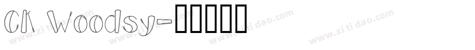 CK Woodsy字体转换